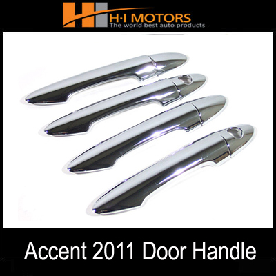 [ Accent 2011~ auto parts ] Door catch chrome molding  Made in Korea